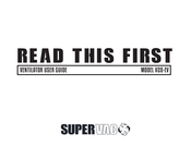 Super Vac V20-EV User Manual