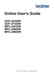 Brother MFC-J491DW Online User's Manual
