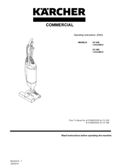 Kärcher CV 380 Operating Instructions Manual