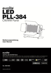 EuroLite LED PLL-384 CW Panel User Manual