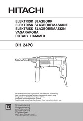 Hitachi DH 24PC Handling Instructions Manual