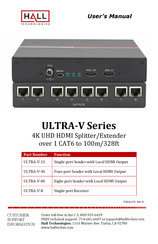 Hall Technologies ULTRA-V Series User Manual