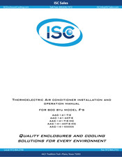 ISC AAC-141-4XT-E Installation And Operation Manual