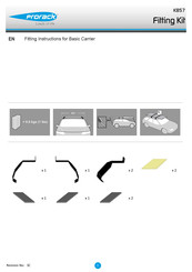 Prorack K857 Fitting Instructions For Basic Carrier