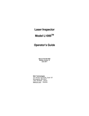 RJS Laser Inspector L1000 Operator's Manual