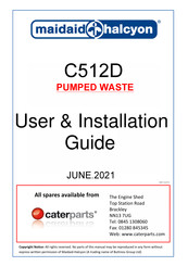 Maidaid Halcyon C512D Installation Manual