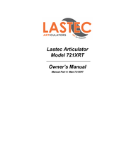 Lastec 721XRT Owner's Manual