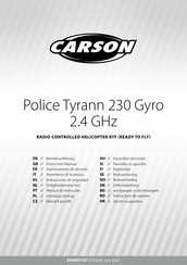 Carson POLICE TYRANN 230 GYRO 2.4 GHz Instruction Manual