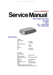 Panasonic RC-Q500 Service Manual