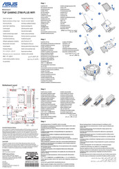 Asus TUF GAMING Z790-PLUS WIFI D4 Quick Start Manual