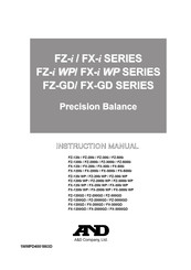 A&D FZ-120iWP Instruction Manual