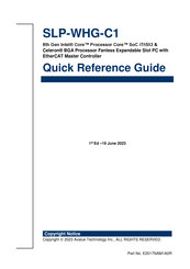 Avalue Technology SLP-WHG-EtherCAT Quick Reference Manual