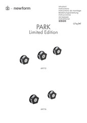 newform PARK Limited Edition 69772 Instructions Manual