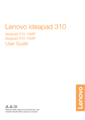 Lenovo ideapad 310-14IAP User Manual