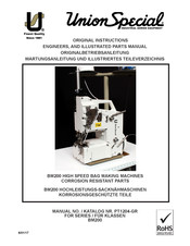 UnionSpecial BM200 Original Instructions Manual