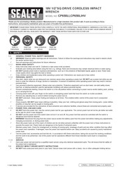 Sealey CP650LIHV Manual