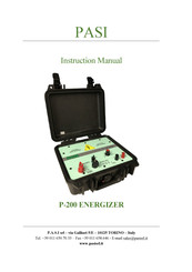 PASI P-200 Instruction Manual