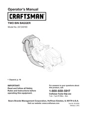 Craftsman 247.240193 Operator's Manual