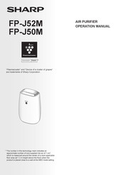 Sharp FP-J50M Operation Manual
