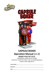 Magic Play CAPSULE BOXER Operation Manual