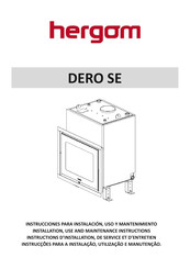 hergom DERO SE Installation, Use And Maintenance Instructions