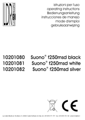 LDR Suono f250msd Operating Instructions Manual