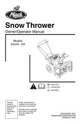 Mack 932400 Owner's/Operator's Manual