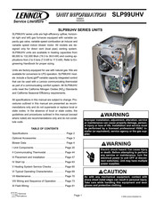 Lennox SIGNATURE SLP99UH135XV60D Manual