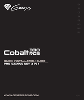 Genesis Cobalt 330 RGB Quick Installation Manual