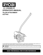 Ryobi Expand-it AQTT04G Operator's Manual