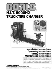 HENNESSY INDUSTRIES Coats H.I.T. 5000H2 Instruction Manual