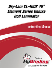 Martin Yale Dry-Lam CL-40DX Operation Manual