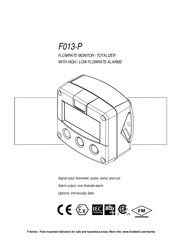 Fluidwell F013-P Manual