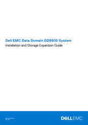 Dell Data Domain DD9800 Installation Manual