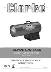 Clarke 6920027 Operation & Maintenance Instructions Manual