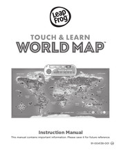 LeapFrog TOUCH & LEARN WORLD MAP Instruction Manual
