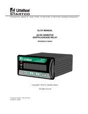 Littelfuse Startco EL731 Manual