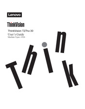Lenovo ThinkVision T27hv-30 User Manual