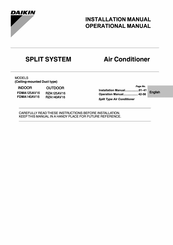 Daikin RZA125AV16 Installation Manual