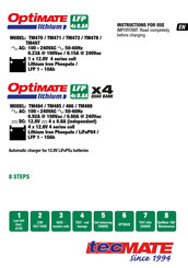 TecMate OptiMate Lithium TM485 Instructions For Use Manual