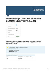 Adeunis RF ARF8394AB-ADEU User Manual