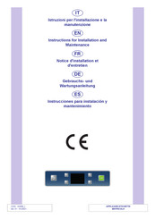 gel-o-mat E LEGANCE 50/II K Instruction For Installation And Maintenance