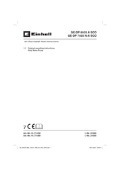 EINHELL GE-DP 6935 A ECO Original Operating Instructions