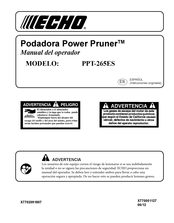 Echo Power Pruner PPT-265ES Operator's Manual