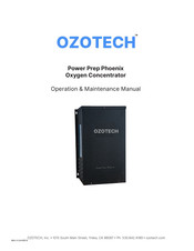 Ozotech Power Prep Phoenix Operation & Maintenance Manual