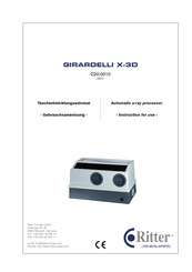 Ritter C20-0010 Instructions For Use Manual