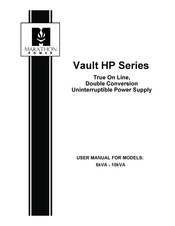 Marathon Power Vault HP Series User Manual