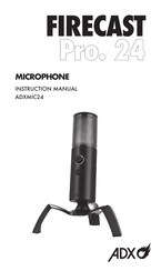 ADX FIRECAST Pro. 24 Instruction Manual