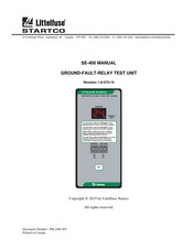 Littelfuse Startco SE-400-02 Manual
