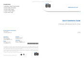 Elo Touchsystems I Series Quick Installation Manual